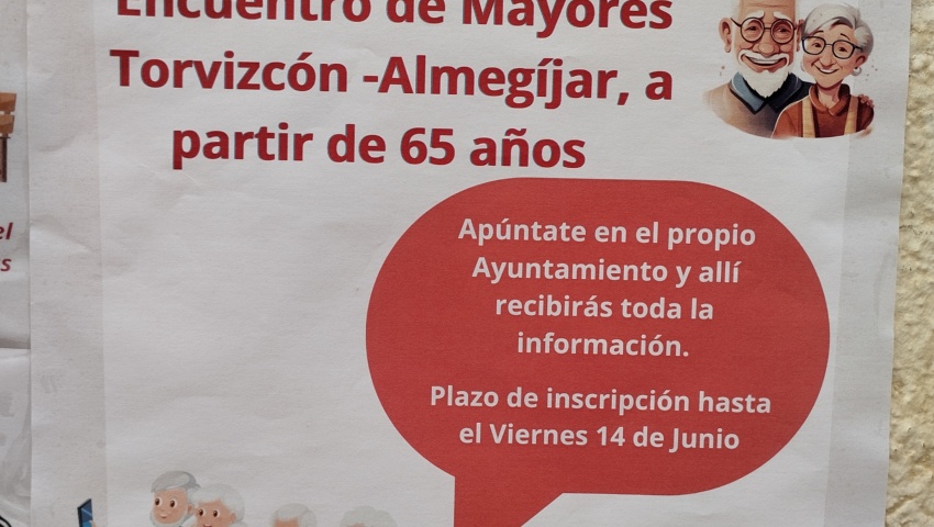 Encuentro de mayores Torvizcón-Almegijar. Martes 18 de junio de 2024.