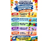 Programación deportiva otoño 2026.
