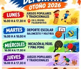Programación deportiva otoño 2026.