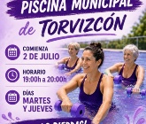 Aquagym en la piscina municipal de Torvizcón.