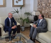 El Delegado de la Junta de Andalucía en materia de Turismo, Justicia, Desregulación y Administración Local realiza una visita institucional al Ayuntamiento de Torvizcón.