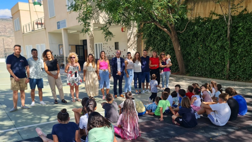 Inicio del curso escolar 2023-2024, en el Colegio Público Rural "Valle del Guadalfeo" de Torvizcón