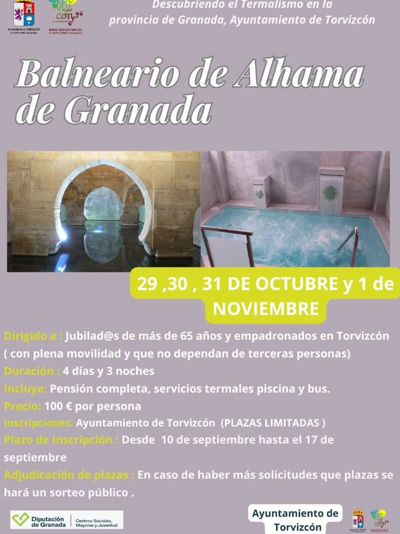 Viaje al Balneario de Alhama de Granada.