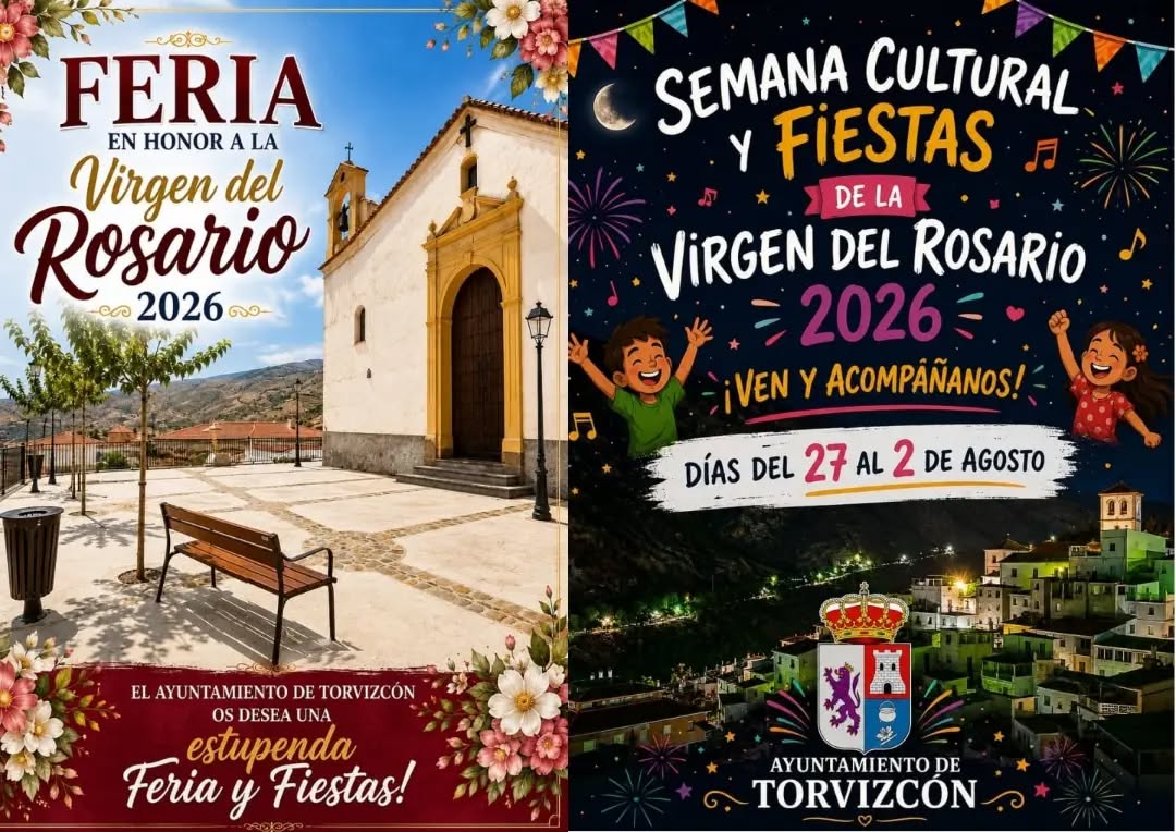 Programa de las fiestas "Feria en honor a la Virgen del Rosario 2026".