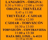 Horarios de cortes de carretera por evento deportivo VII Alpujarra Magna Gran Fondo